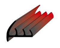 Профиль уплотнительный L=2.6 м/п ширина 55 мм