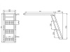 Лестница фургона складная 3 ступени H-770 (Арт.: 9022-2)